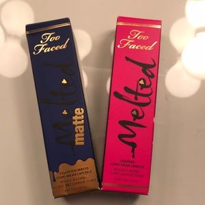 Too faced Melted lippies💋 NIB will sell separate